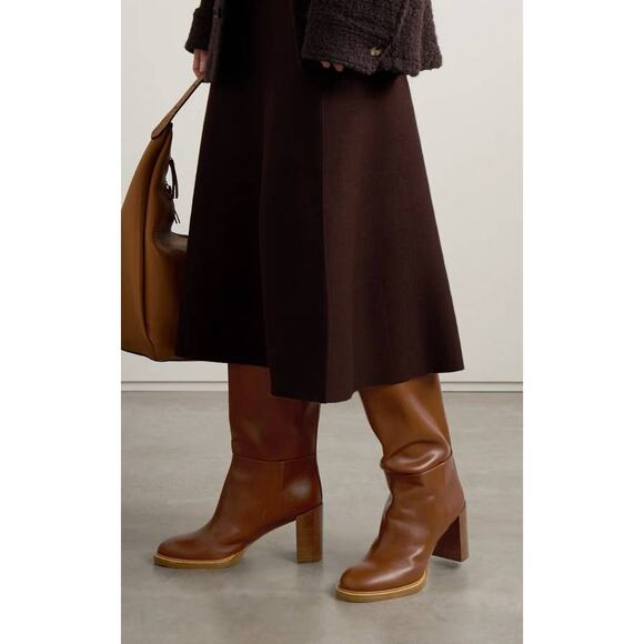 Gabriela Hearst Bocca Knee High Boot in Cognac 37 - Picture 3 of 3